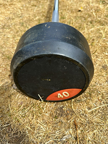 40kg fixed weight rubber - 40kg,