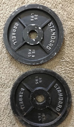 Pair vintage machined iron - vintage,